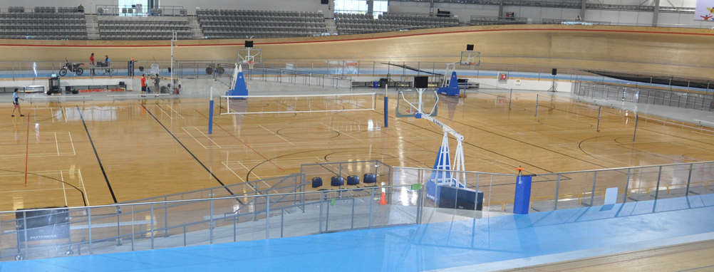 picture of the gymnasium at the Velodrome